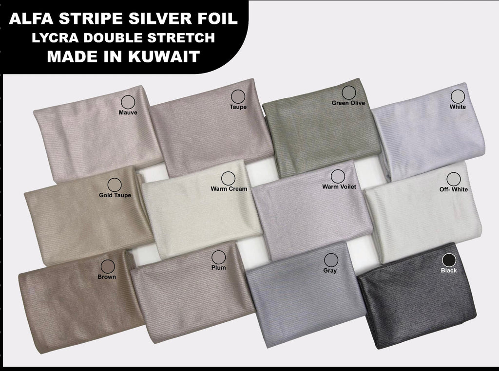 Alfa Stripe Sliver Foil