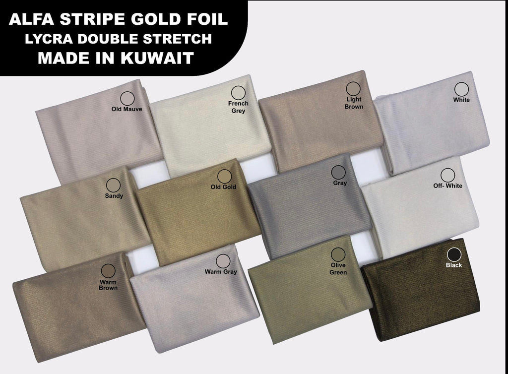 Alfa Stripe Gold Foil