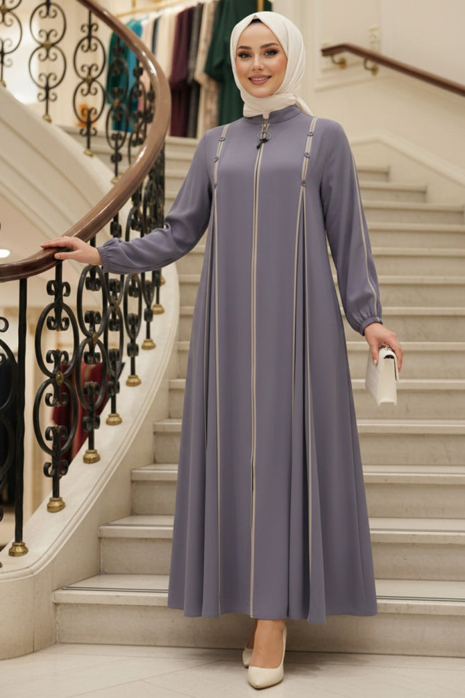 Buttoned Down Abaya