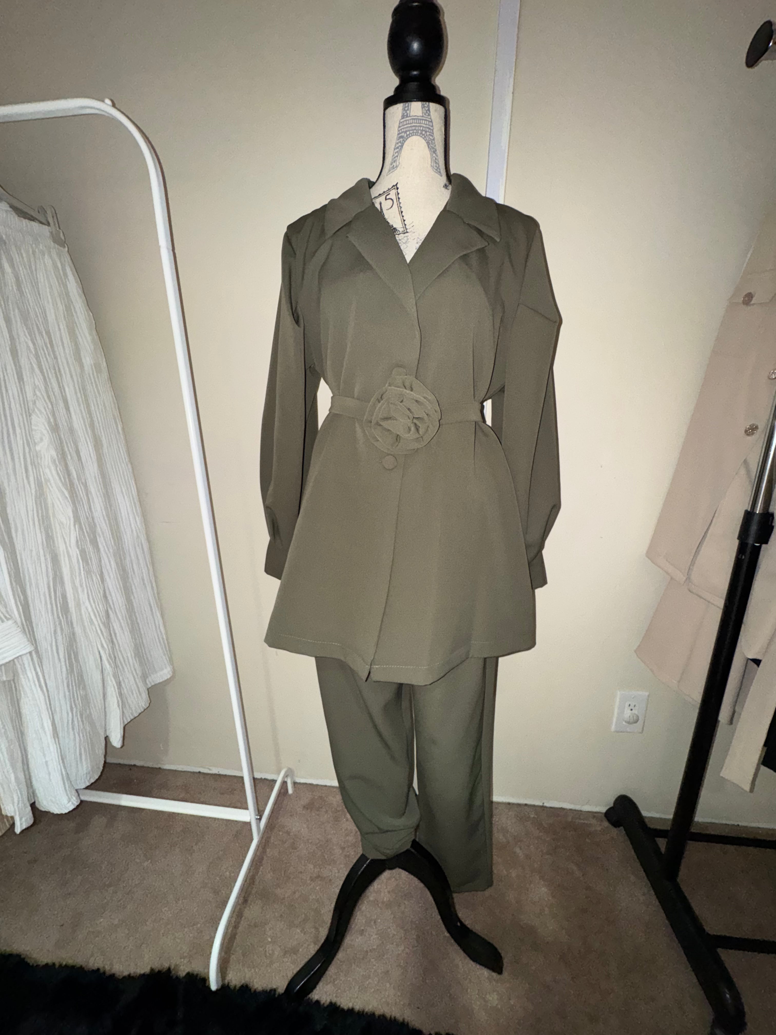 Olive Suit